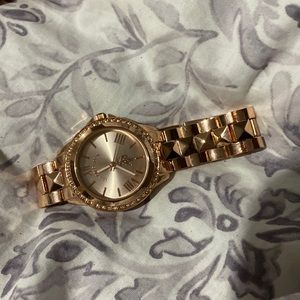 Rose gold watch